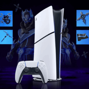 Sony Playstation 5 Digital Edition Fortnite, PlayStation 5, Black, White, 1 TB