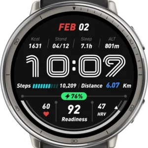 Amazfit Active 2, 3.35 cm (1.32"), AMOLED, touchscreen, GPS, 29.5 g