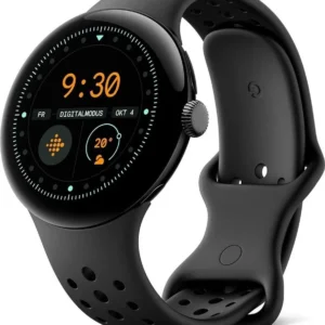 Google Pixel Watch 3 (LTE) 41mm Matte Black with Obsidian sports strap