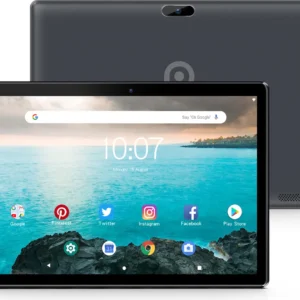 10.1-inch Android 10.0 3G tablet with 64 GB storage, SIM card slot, 8MP camera, Wi-Fi, Bluetooth, quad-core processor, HD IPS touchscreen