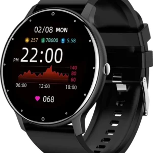 Smartwatch, fitness watch, fitness tracker, sports watch, IP67 waterproof, for men and women, with heart rate monitor and sleep tracker, sports watch with pedometer for Android and iOS