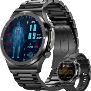 Men's smartwatch with phone function, heart rate/SpO2/blood pressure/sleep monitoring, 120+ sports modes, IP68 waterproof activity tracker