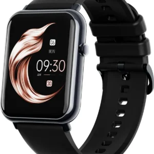 Smartwatch, Smartwatch for Women and Men, 1.69" HD Fitness Tracker Watches for Android and iOS, IP67 Waterproof, Heart Rate Monitor, Pedometer, Activity Tracker, Black