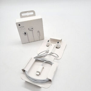Apple EarPods – Kabelgebundene In-Ear-Kopfhörer | Lightning, Inline-Remote, Weiß (generalüberholt)